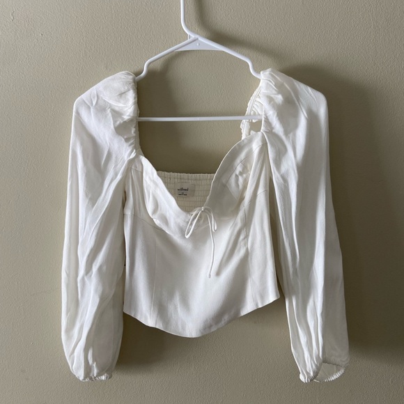 Artitzia White Pirate-Style Shirt - Picture 2 of 11